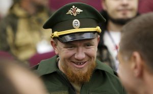 Former pro-Russian separatist Arsene Pavlov, call sign "Motorola", attends the Union of Donbass Volunteers congress in Moscow, Russia, October 10, 2015. A group of Russians who had been fighting in eastern Ukraine gathered in Moscow on Saturday to set up an organisation to support their members. REUTERS/Sergei Karpukhin - RTS3W6O