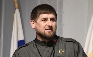 GROZNY, RUSSIA. FEBRUARY 23, 2012. Ramzan Kadyrov, head of the Chechen Republic, speaks during an event marking Defender of the Fatherland Day at a concert hall. Murad Nukhayev/TASS Россия. Грозный. 23 февраля. Глава республики Рамзан Кадыров во время выступления на торжественном мероприятии, посвященном Дню защитника Отечества, в театрально-концертном зале. Фото ИТАР-ТАСС/ Мурад Нухаев