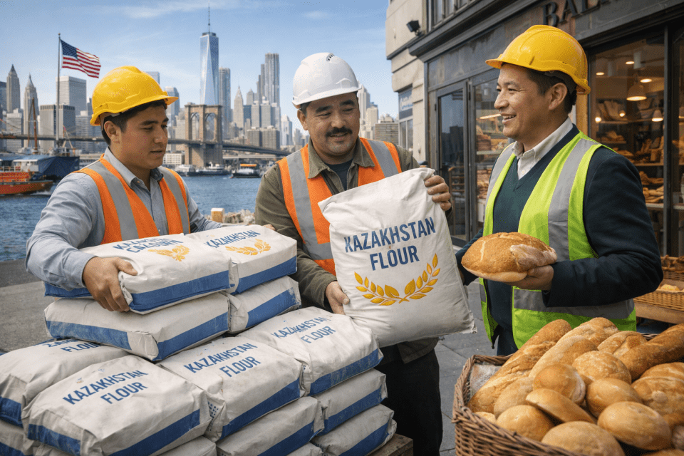 Казахстанская мука в США