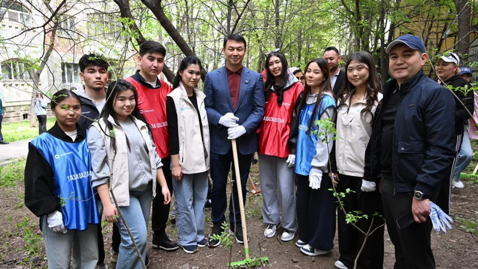 Субботник в Алматы