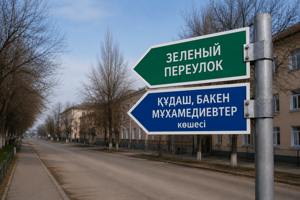 Вывески с названием улиц