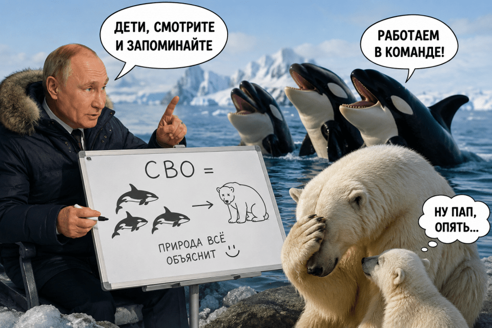 Путин СВО косатки и медведи
