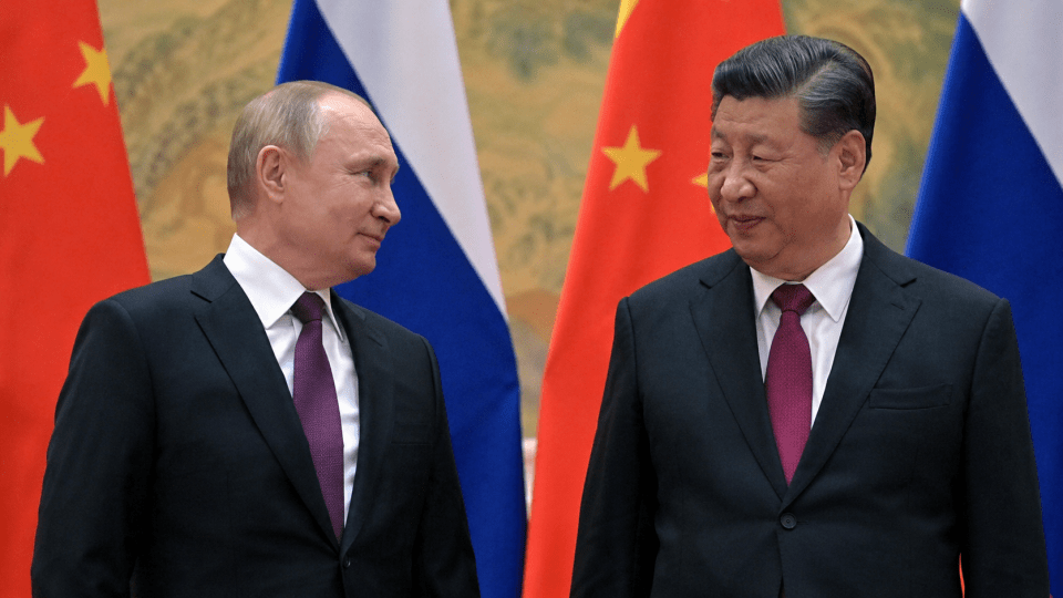 Путин и президент Китая