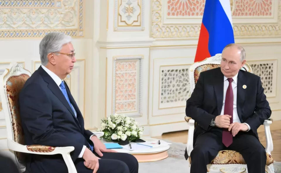 Касым-Жомарт Токаев и Владимир Путин