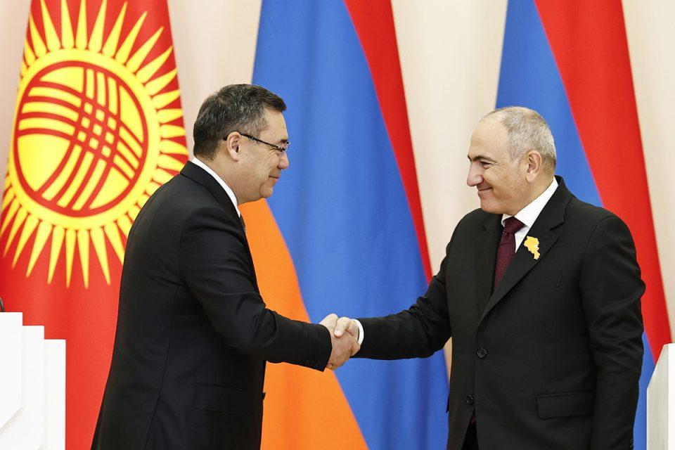 Пашинян и Жапаров