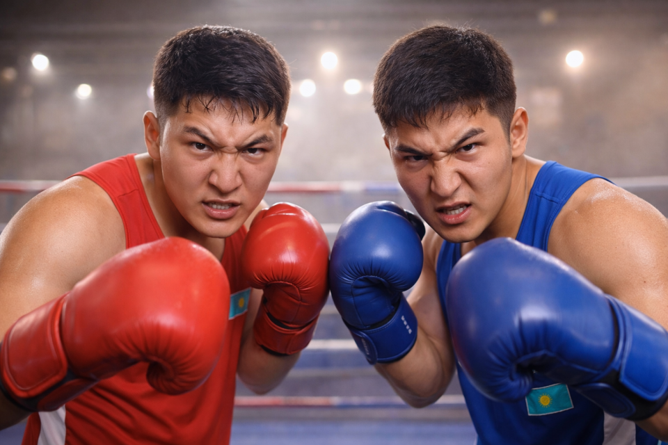 Казахстанские боксеры