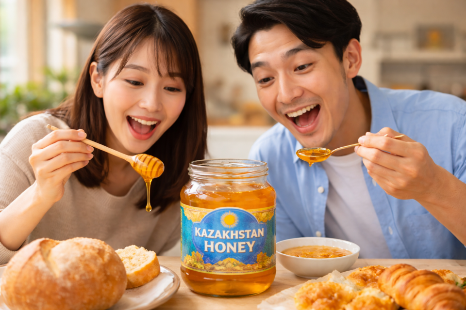 Японцы пробуют мед