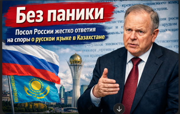 Без паники: посол России жёстко ответил на споры о статусе русского языка в Казахстане