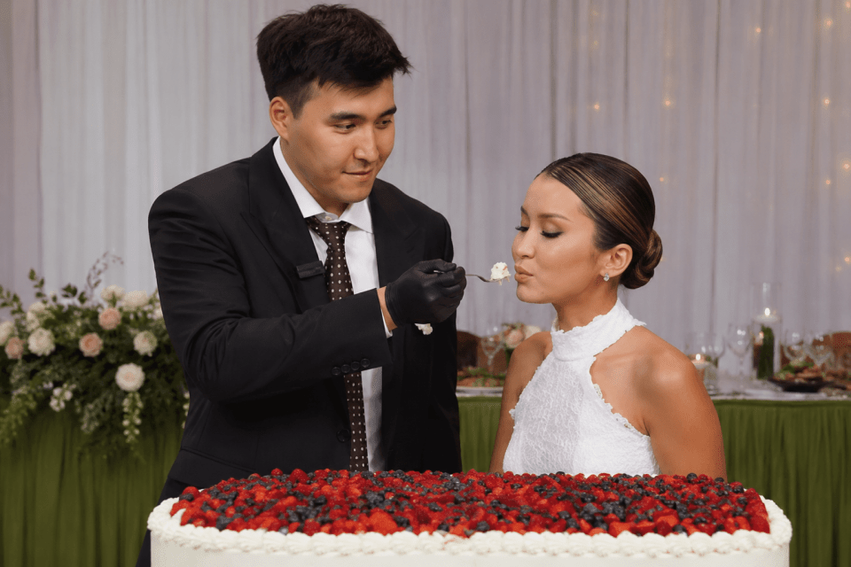 Жених и невеста из Кыргызстана