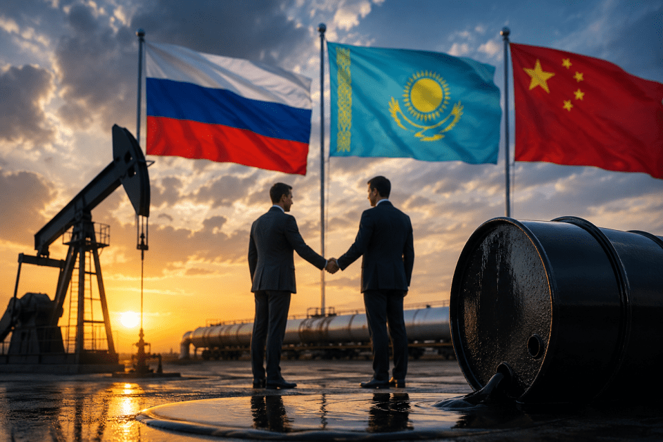 Казахстан и Россия нефть